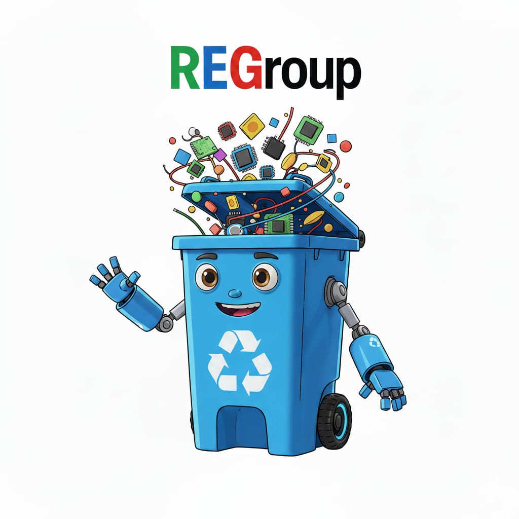 Imagen del proyecto de reciclaje electrónico