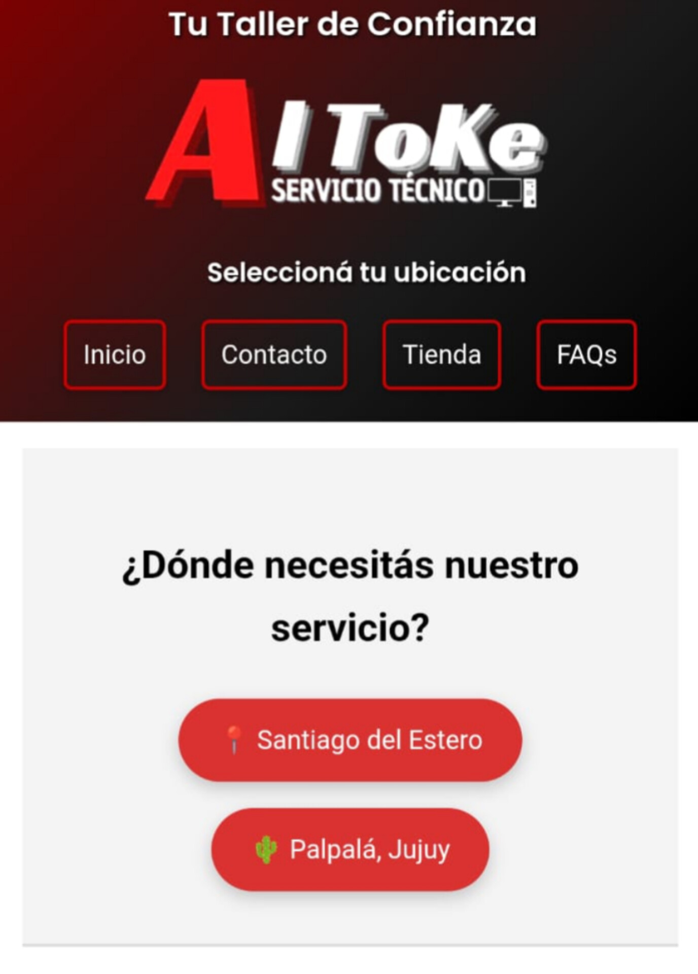 Imagen del proyecto Altoke Servicio Técnico
